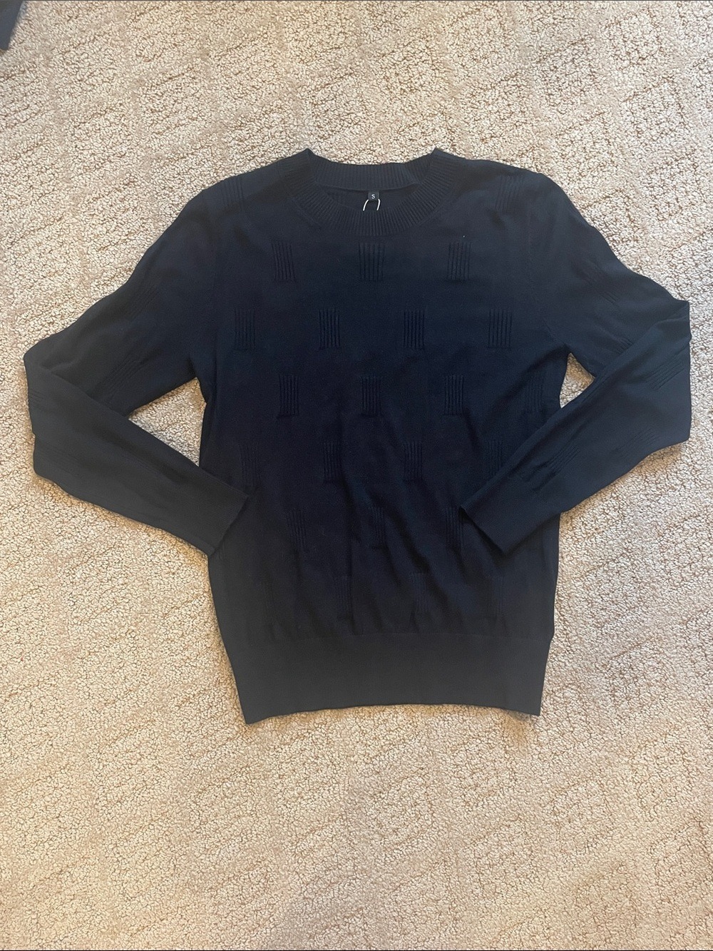Classic Black Crewneck Sweater — Lightweight Knit